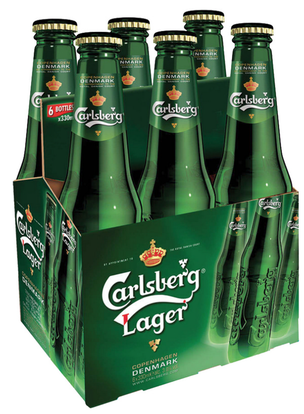 CARLSBERG 6 BTLS