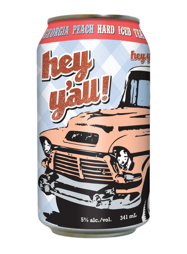 HEY Y ALL PEACH ICED TEA